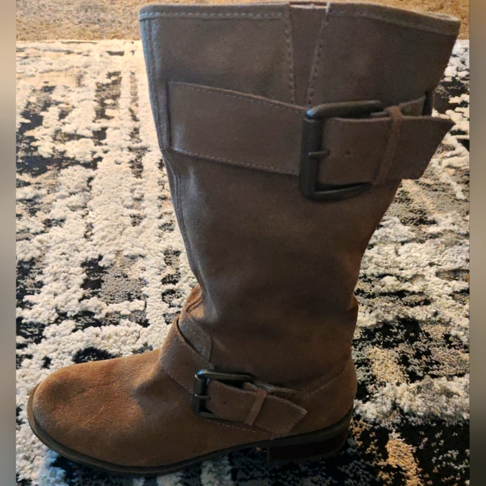 Jessica Simpson| Brown Suede Mid Calf Boots